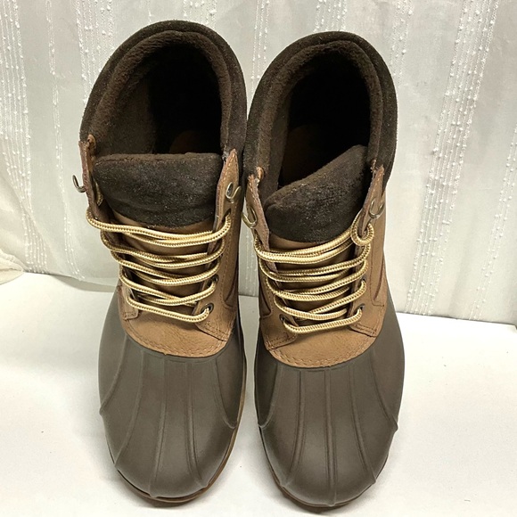 Sperry Mens Avenue Duck Boot Waterproof Tan Size 10.5 M main image 4